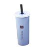 Water Bottle with Straw
