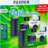 Fujifilm Quicksnap Flash 400 Single-Use Camera with Flash 2-Pack (54 Exposures), Black