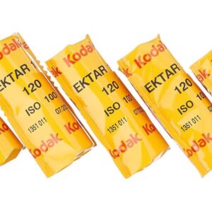 Kodak 831 4098 Ektar 100 Professional ISO 100, 120mm, Color Negative Film, 5 Roll Per Pack
