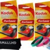 Kodak FunSaver Disposable Camera 800 ISO 35mm with Flash 27 Exposures Plus 100% Silicone Wrist Band and a Microfiber Cleaning Cloth (3 Pack) - Image 2