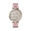 Lily(R) Sport Edition Smartwatch (Cream Gold Bezel with Dust Rose Case and Silicone Band) - Image 2