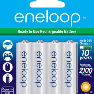 Panasonic BK-3MCCA8BA Eneloop AA 2100 Cycle Ni-MH Pre-Charged Rechargeable Batteries (Pack of 8) – BK3MCCA8BF