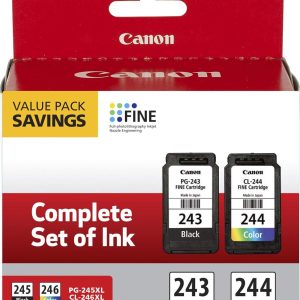 Canon PG-243/ CL-244 Ink Multi pack, Compatible to TR4520, MX492, MG2520, MG2922, TS302 and TS202 Printers