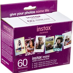 Fujifilm Instax Mini Variety Film Value Pack 60 Count